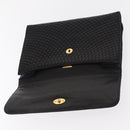 BALLY Hand Bag Leather Black Gold Auth ka1020-15