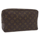 LOUIS VUITTON Monogram Trousse Toilette 28 Clutch Bag M47522 LV Auth ka1021-1