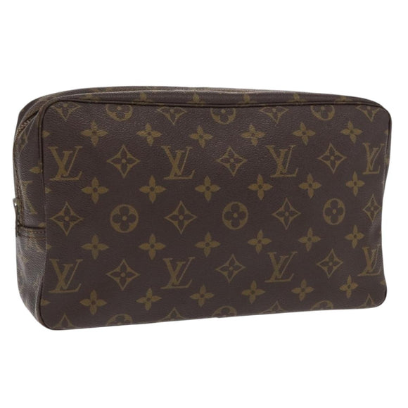 LOUIS VUITTON Monogram Trousse Toilette 28 Clutch Bag M47522 LV Auth ka1021