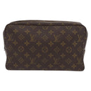 LOUIS VUITTON Monogram Trousse Toilette 28 Clutch Bag M47522 LV Auth ka1021-2