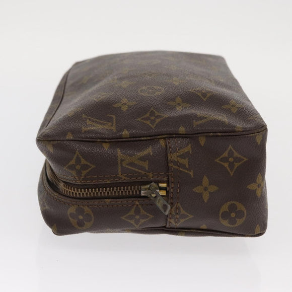 LOUIS VUITTON Monogram Trousse Toilette 28 Clutch Bag M47522 LV Auth ka1021