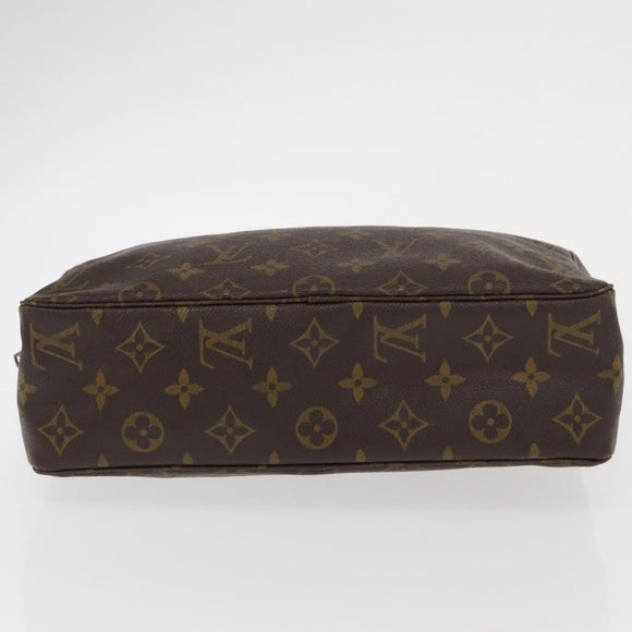 LOUIS VUITTON Monogram Trousse Toilette 28 Clutch Bag M47522 LV Auth ka1021