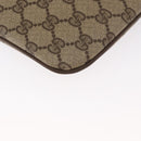 GUCCI GG Supreme Web Sherry Line Bag PVC Beige Gold 904 02 047 Auth ka1026-14