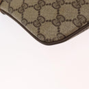 GUCCI GG Supreme Web Sherry Line Bag PVC Beige Gold 904 02 047 Auth ka1026-16