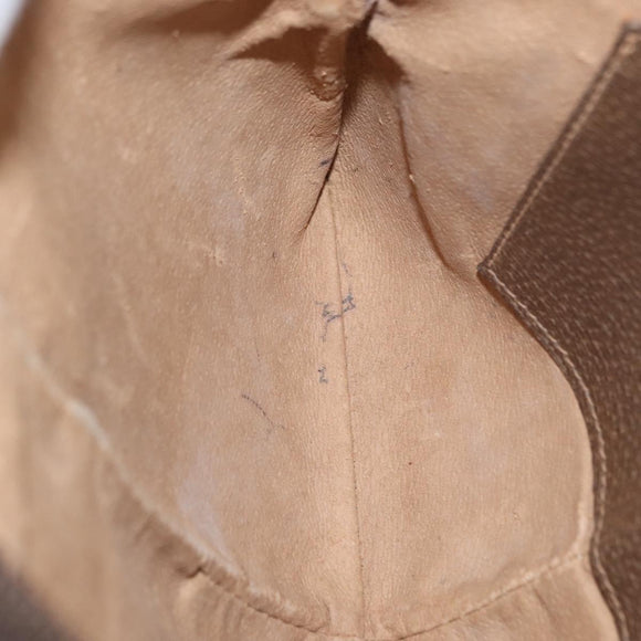 GUCCI GG Supreme Web Sherry Line Bag PVC Beige Gold 904 02 047 Auth ka1026