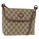 GUCCI GG Supreme Shoulder Bag PVC Beige Gold 007 115 6087 Auth ka1027-1