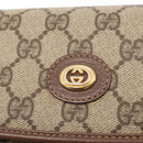 GUCCI GG Supreme Shoulder Bag PVC Beige Gold 007 115 6087 Auth ka1027-14
