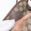 GUCCI GG Supreme Shoulder Bag PVC Beige Gold 007 115 6087 Auth ka1027-22