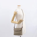 GUCCI GG Supreme Shoulder Bag PVC Beige Gold 007 115 6087 Auth ka1027-23