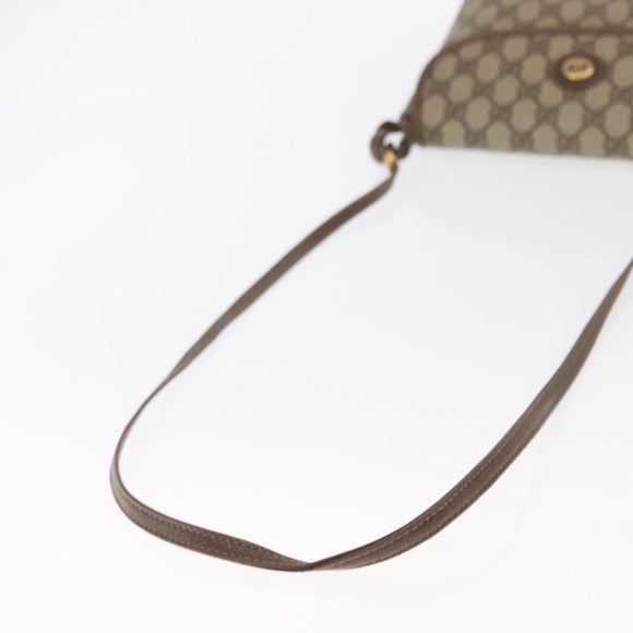 GUCCI GG Supreme Shoulder Bag PVC Beige Gold 007 115 6087 Auth ka1027