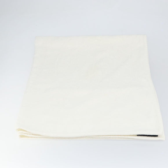 GUCCI Blanket Cotton White Auth ka1028