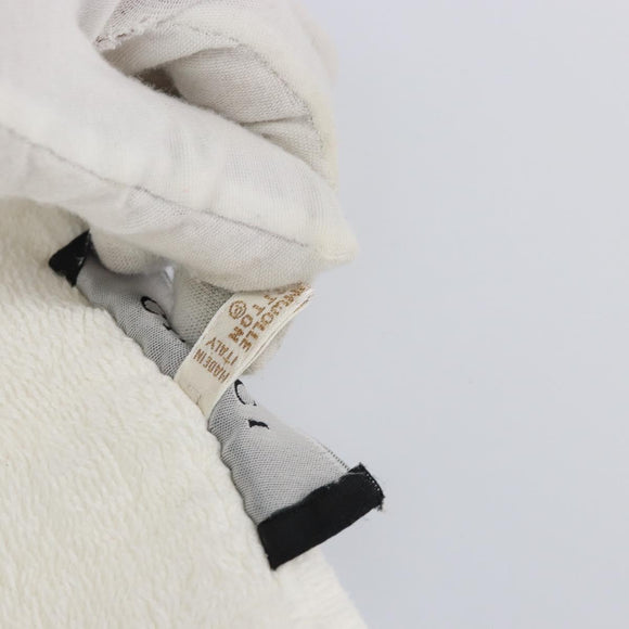 GUCCI Blanket Cotton White Auth ka1028