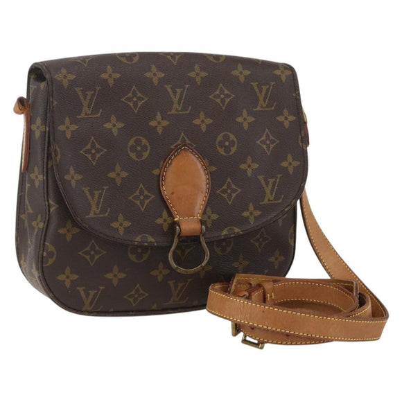 LOUIS VUITTON Monogram Saint Cloud GM Shoulder Bag M51242 LV Auth ka1029
