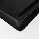 LOUIS VUITTON Epi Serie Dragonne Clutch Bag Black Noir M52612 LV Auth ka1030-14
