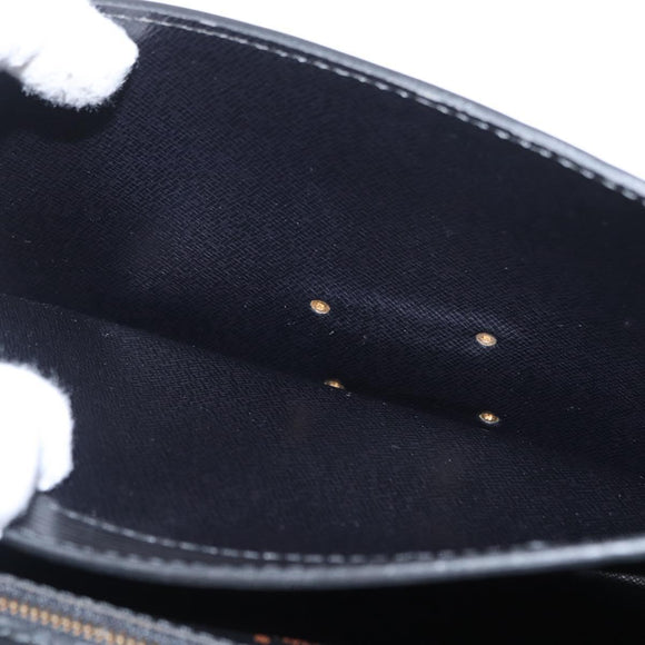 LOUIS VUITTON Epi Serie Dragonne Clutch Bag Black Noir M52612 LV Auth ka1030