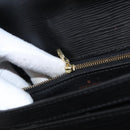 LOUIS VUITTON Epi Serie Dragonne Clutch Bag Black Noir M52612 LV Auth ka1030-10