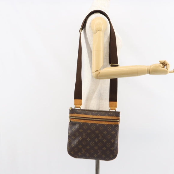 LOUIS VUITTON Monogram Pochette Bosphore Shoulder Bag M40044 LV Auth ka1031