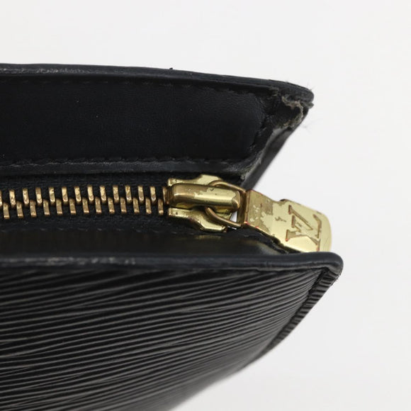 LOUIS VUITTON Epi Saint Jacques Powanie Lange Tas Zwart M52332 LV Auth ka1033
