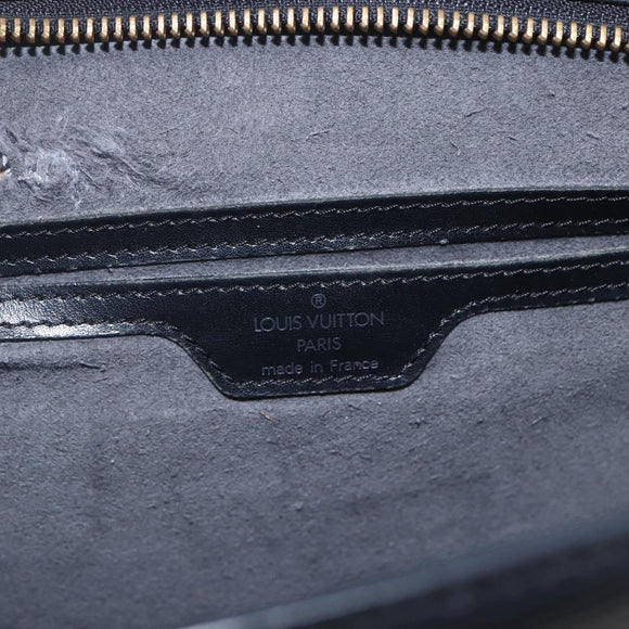 LOUIS VUITTON Epi Saint Jacques Powanie Lange Tas Zwart M52332 LV Auth ka1033