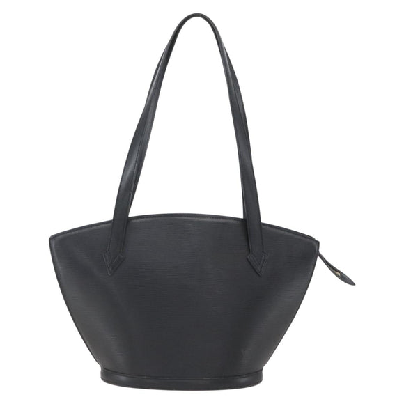 LOUIS VUITTON Epi Saint Jacques Powanie Lange Tas Zwart M52332 LV Auth ka1033