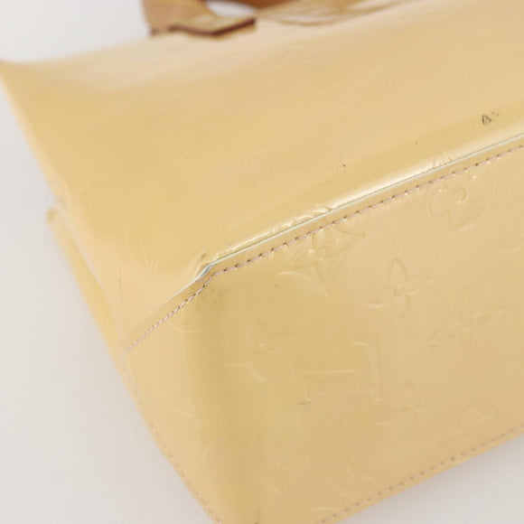 LOUIS VUITTON Monogram Vernis Reade PM Bag Marshmallow Pink M91306 Auth ka1034