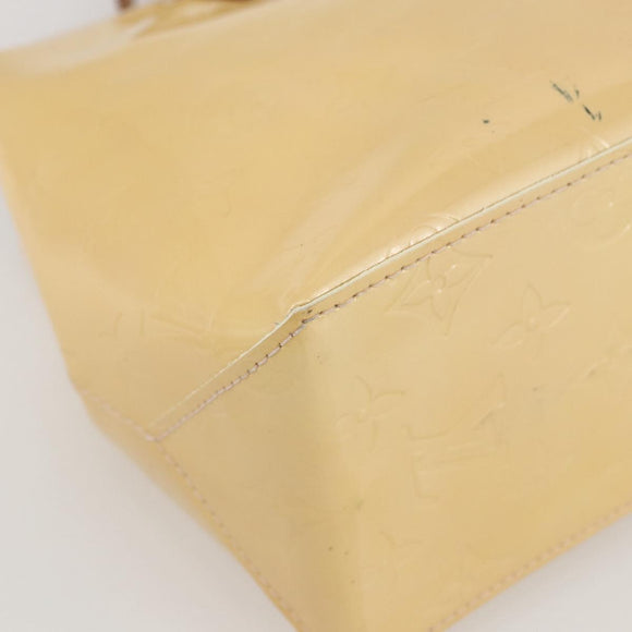 LOUIS VUITTON Monogram Vernis Reade PM Bag Marshmallow Pink M91306 Auth ka1034