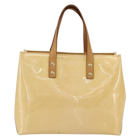 LOUIS VUITTON Monogram Vernis Reade PM Bag Marshmallow Pink M91306 Auth ka1034
