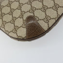 GUCCI GG Supreme Web Sherry Line Bag PVC Beige Gold 904 02 026 Auth ka1036-11