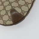 GUCCI GG Supreme Web Sherry Line Bag PVC Beige Gold 904 02 026 Auth ka1036-13