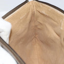 GUCCI GG Supreme Web Sherry Line Bag PVC Beige Gold 904 02 026 Auth ka1036-19