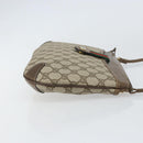 GUCCI GG Supreme Web Sherry Line Bag PVC Beige Gold 904 02 026 Auth ka1036-4