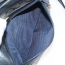 GUCCI GG Supreme Sherry Line Shoulder Bag PVC Navy Gold 378 02 004 Auth ka104-23