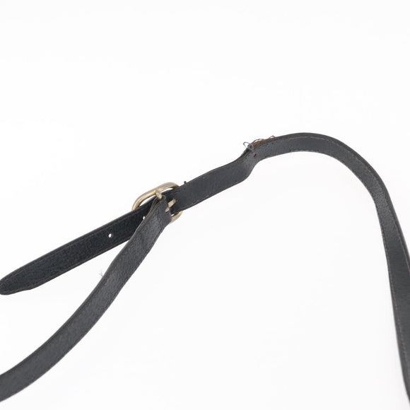 GUCCI GG Supreme Sherry Line Shoulder Bag PVC Navy Gold 378 02 004 Auth ka104