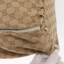 GUCCI GG Canvas Hand Bag Beige Gold 190248 Auth ka1040-14
