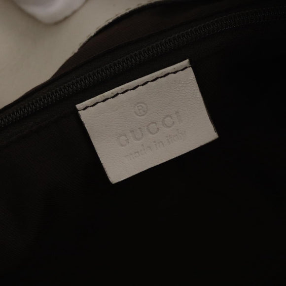 GUCCI GG Canvas Hand Bag Beige Gold 190248 Auth ka1040