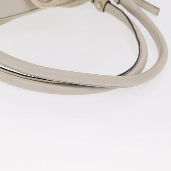 GUCCI GG Canvas Hand Bag Beige Gold 190248 Auth ka1040