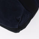 HERMES Fourre Tout Hand Bag Canvas Black Navy Auth ka1041-15