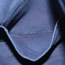 HERMES Fourre Tout Hand Bag Canvas Black Navy Auth ka1041-19