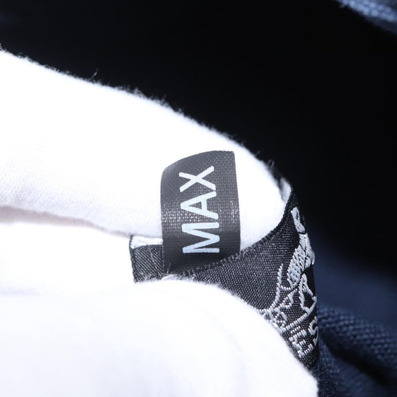 HERMES Fourre Tout Hand Bag Canvas Black Navy Auth ka1041