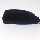 HERMES Fourre Tout Hand Bag Canvas Black Navy Auth ka1041-3