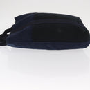 HERMES Fourre Tout Hand Bag Canvas Black Navy Auth ka1041-4