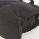 HERMES Her Line Tote Bag Canvas Gray Silver Auth ka1042-10