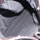 CHANEL Matelasse Hand Bag Leather Black Gold CC Auth ka1043-11