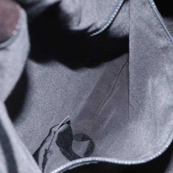 CHANEL Matelasse Hand Bag Leather Black Gold CC Auth ka1043