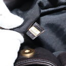 CHANEL Matelasse Hand Bag Leather Black Gold CC Auth ka1043-12