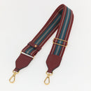 PRADA Shoulder Bag Leather 2way Bordeaux Gold Auth ka1044-22