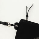 PRADA Hand Bag Vinyl 2way Clear Silver Auth ka1045M-23