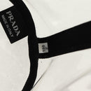 PRADA Hand Bag Vinyl 2way Clear Silver Auth ka1045M-10