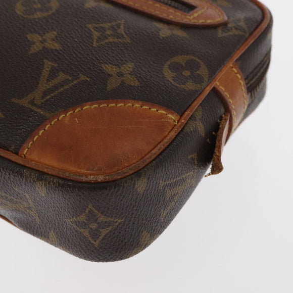 LOUIS VUITTON Monogram Marly Dragonne GM Clutch Bag M51825 LV Auth ka1047