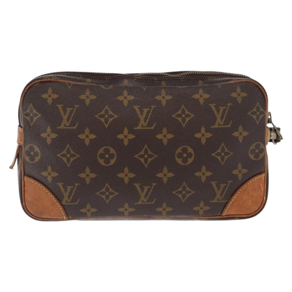 LOUIS VUITTON Monogram Marly Dragonne GM Clutch Bag M51825 LV Auth ka1047